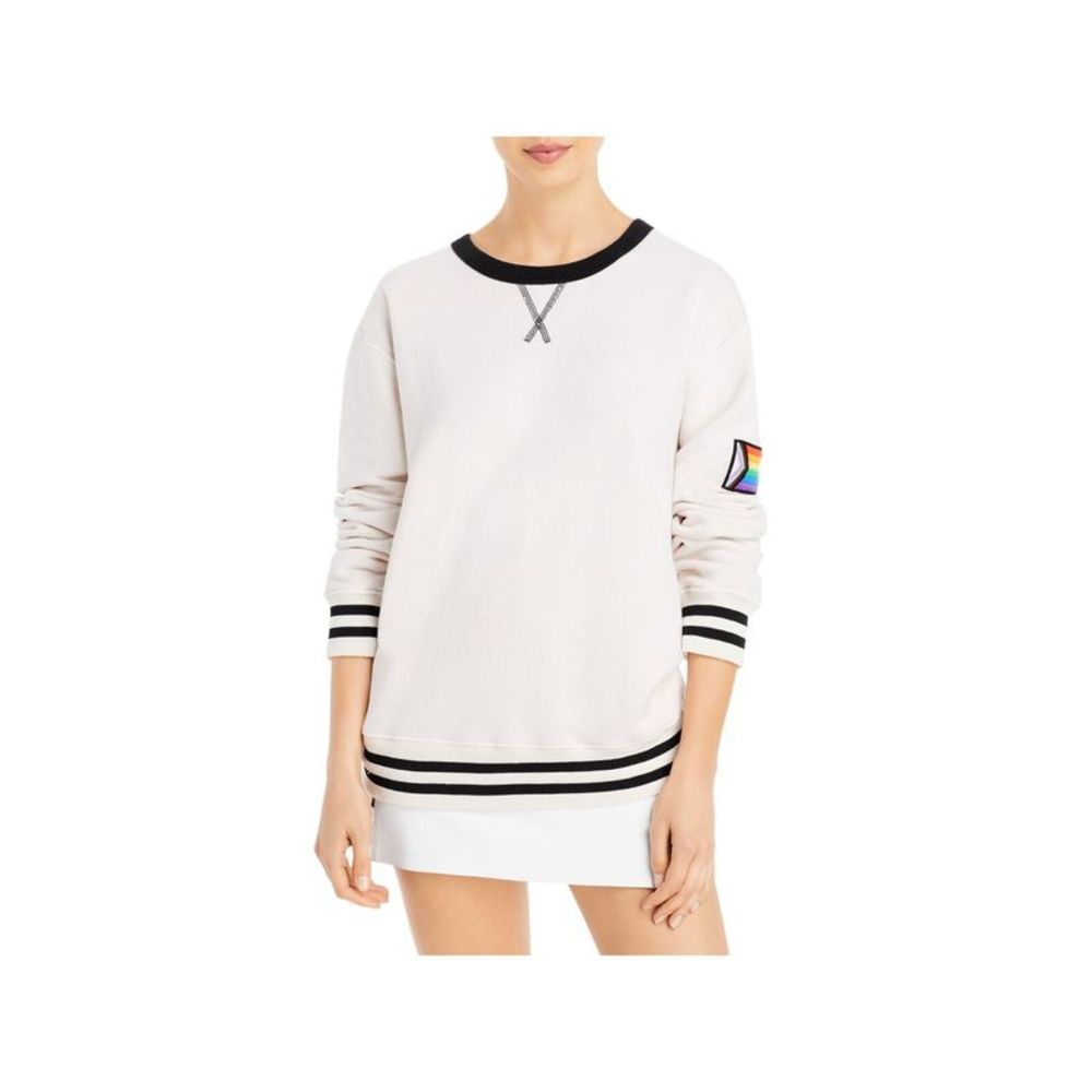 SPLITS 59 Womens White Sweatshirt ONE SIZE